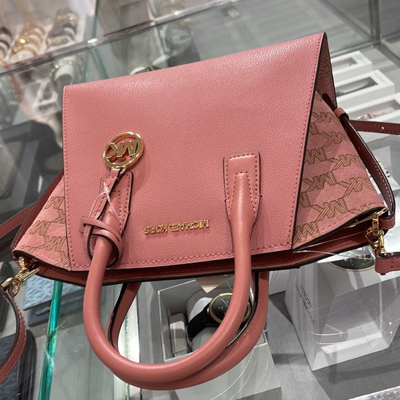 Michael Kors Avril Small Signature PVC Top Zip Satchel Crossbody Bag
Rose - Picture 8 of 16